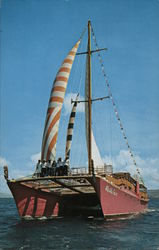 Henry J Kaiser's Catamaran ALE ALE KAI V Honolulu, HI Postcard Postcard Postcard