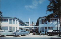 Exterior View of Jerrico Apartments Postcard