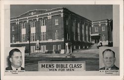 Men's Bible Class Bales Baptist Church Postcard