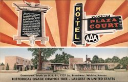 Plaza Court Motel Postcard