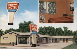 Napa Motel Postcard
