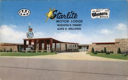 Starlite Motor Lodge Postcard