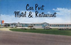 Car Port Motel & Restaurant Postcard