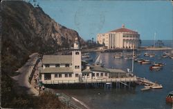 Yacht Club and Casino Santa Catalina Island, CA Postcard Postcard Postcard