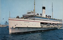 S.S. Catalina in Avalon Bay Postcard