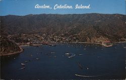 Avalon Bay, Catalina Island [aerial photo, full color] Postcard