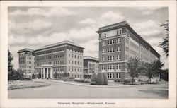 Veterans Hospital Wadsworth, KS Postcard Postcard Postcard