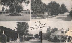 Ace Motor Court Topeka, KS Postcard Postcard Postcard