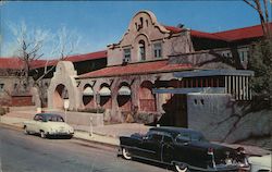 Main Entrance, Alvarado Hotel Albuquerque, NM Postcard Postcard Postcard