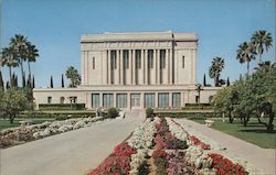 East View of Mormon Temple Postcard