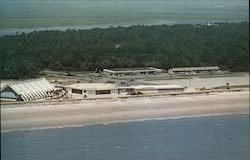 Aerial View of Jekyll Island Georgia Postcard Postcard Postcard