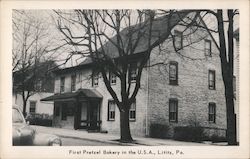 First Pretzel Bakery in the U.S.A. Postcard