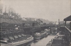 Delaware & Hudson Gravity Railroad and Company Docks Postcard