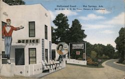 Hollywood Court Postcard
