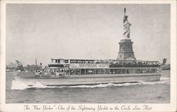 The "New Yorker" Sightseeing Yacht Postcard