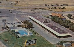 Sky Ranch Motel Tulare, CA Postcard Postcard Postcard