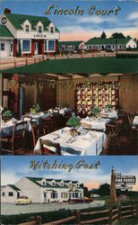 Lincoln Court and Hitching Post Cheyenne, WY Postcard Postcard Postcard