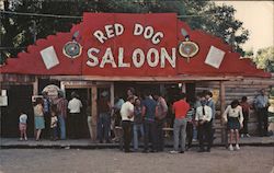 Red Dog Saloon Postcard