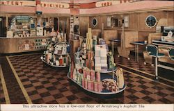 Armstrong Asphalt Floor Tile - Durable Floor Covering Company Postcard