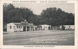 Rocky Mountain Motel Postcard