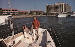 Sheraton-Harbor Island Hotel Postcard