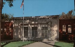 Cahoma County Court House Postcard