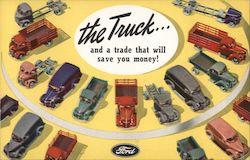 Ford: The Truck McGuire Motor Co. Postcard