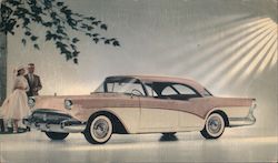 1957 Buick Century Model 63 4-Door Riviera Postcard
