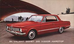 64 Valiant Signet 200 2-Door Hardtop Cars Postcard Postcard Postcard