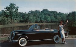 Mercedes-Benz 220 S Convertible Postcard