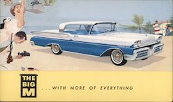 1958 Mercury Montclair 4-Door Turnpike Cruiser Postcard