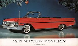 1961 Mercury Monterey Convertible Postcard