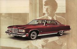 1976 Pontiac Bonneville Brougham 4-Door Hardtop Sedan Postcard