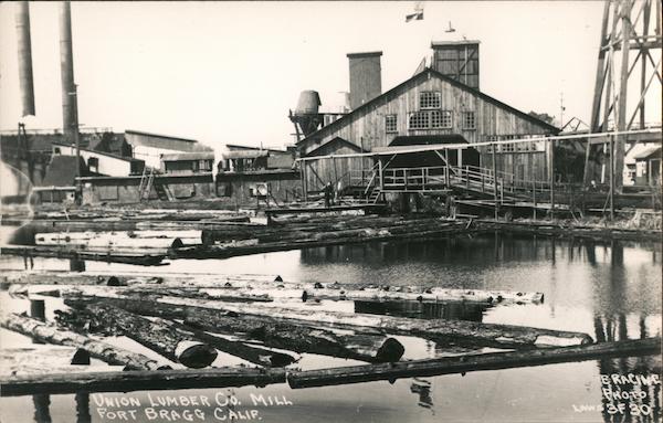 Union Lumber Co. Mill Fort Bragg California Racine Photo