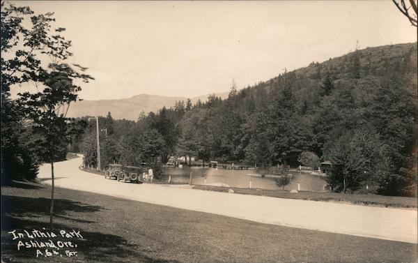Scenic View In Lithia Park Water Trees Ashland Oregon