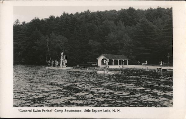 General Swim Period, Camp Squamasee, Little Squam Lake Holderness New Hampshire