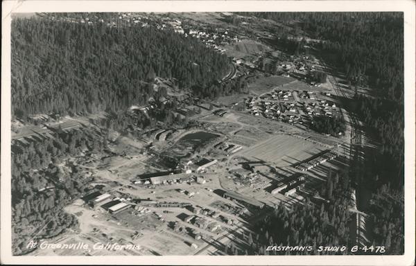 Aerial View of Town Greenville California