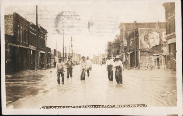 Flood 1908 Topeka Kansas