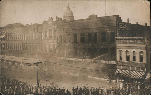 Auerbach & Guettel Palace Clothing Co. Fire Kansas City Missouri