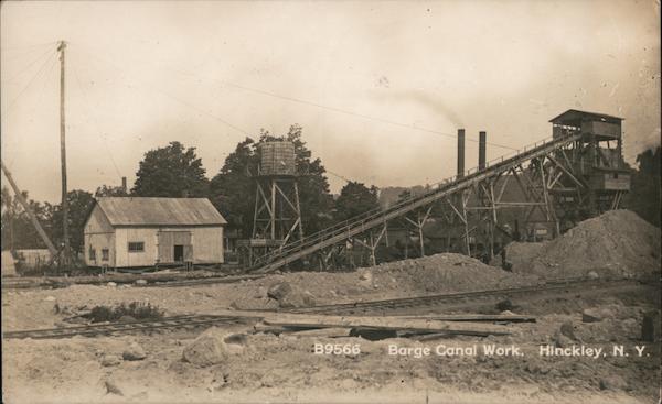 Barge Canal Work Hinckley New York