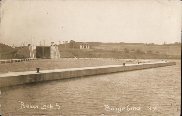 Below Lock 5, Barge Canal Waterford New York