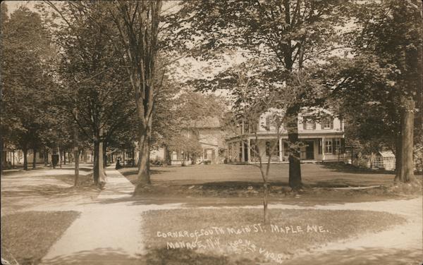 Corner of South Main and Maple Avenue Monroe New York