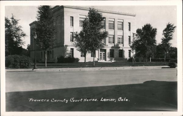Prowers County Court House Lamar, CO Postcard