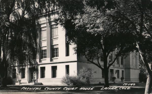 Prowers County Court House Lamar, CO Postcard