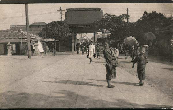Temple Courtyard Japan