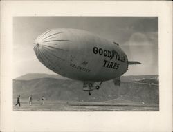 Good Year Tires Blimp Original Photograph