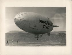 Good Year Tires Blimp Advertising Original Photograph Original Photograph Original Photograph