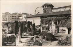 Cemetery and Garden, Mission Dolores Postcard
