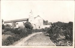 Mission San Diego de Alcala From the Garden California Postcard Postcard Postcard