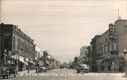At SPRR Intrsection of E Main St.. Postcard